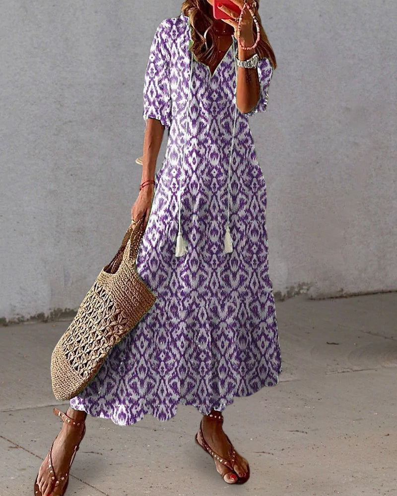Sophie™ – Boho Tummy-Coverage Summer Dress