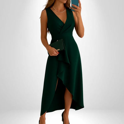 Klara | Elegant Wrap Dress with a V-Neckline